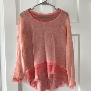 Anthropologie Knitted & Knotted Layered Sweater